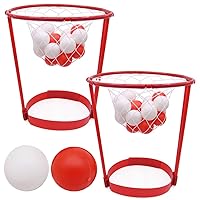 dodtazz Ball Insert, Game Head, Toy, Basketball, Head, Basketball (Red and White)