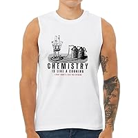 Chemistry is Like Cooking Jersey Muscle Tank - Chemistry Lovers Item - Funny Quote Clothing