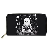 Personalized Long Wallet Purse for Women Large Capacity Clutch Pouch PU Leather
