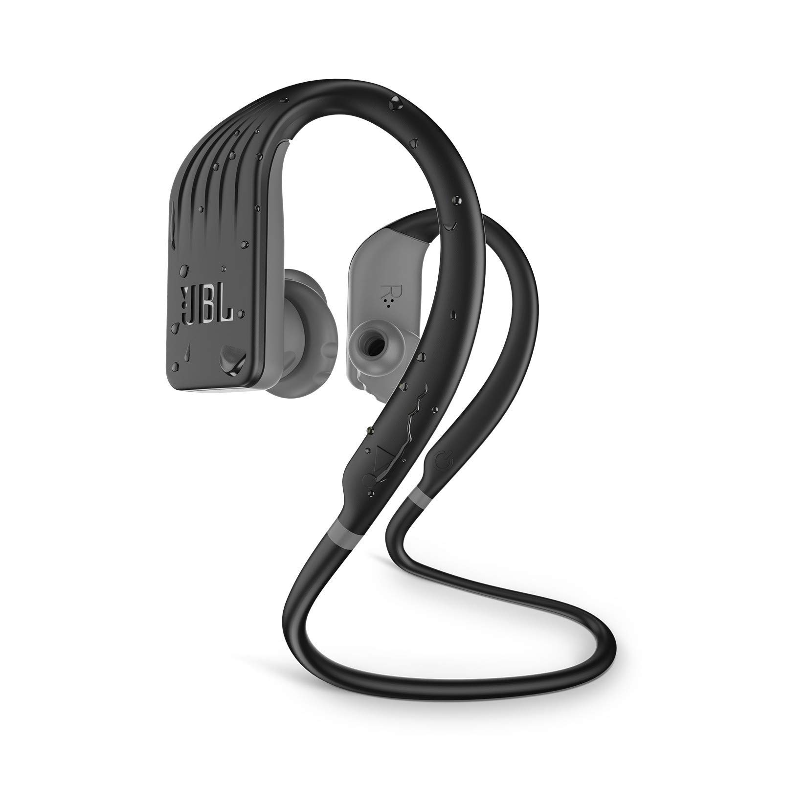 JBL Endurance Jump Wireless Around Headphones - Black - JBLENDURJUMPBLK (Renewed)
