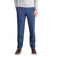 Haggar Men's Premium Straight Fit 4-Way Stretch Expandable Waistband Dress Pant