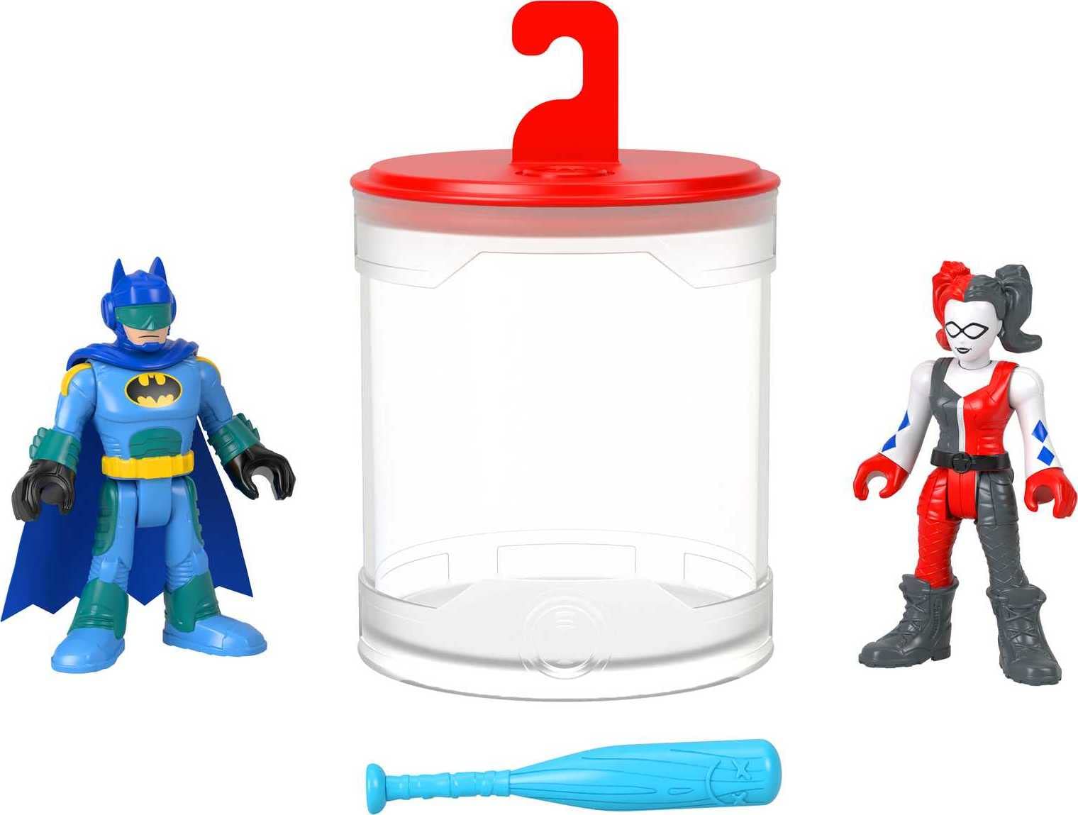 Fisher-Price Imaginext DC Super Friends Color Changers Batman & Harley Quinn Figure Set for Preschool Pretend Play Ages 3+ Years