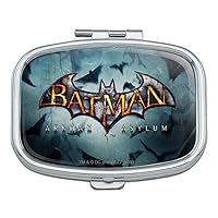 Batman Arkham Asylum Video Game Logo Rectangle Pill Case Trinket Gift Box