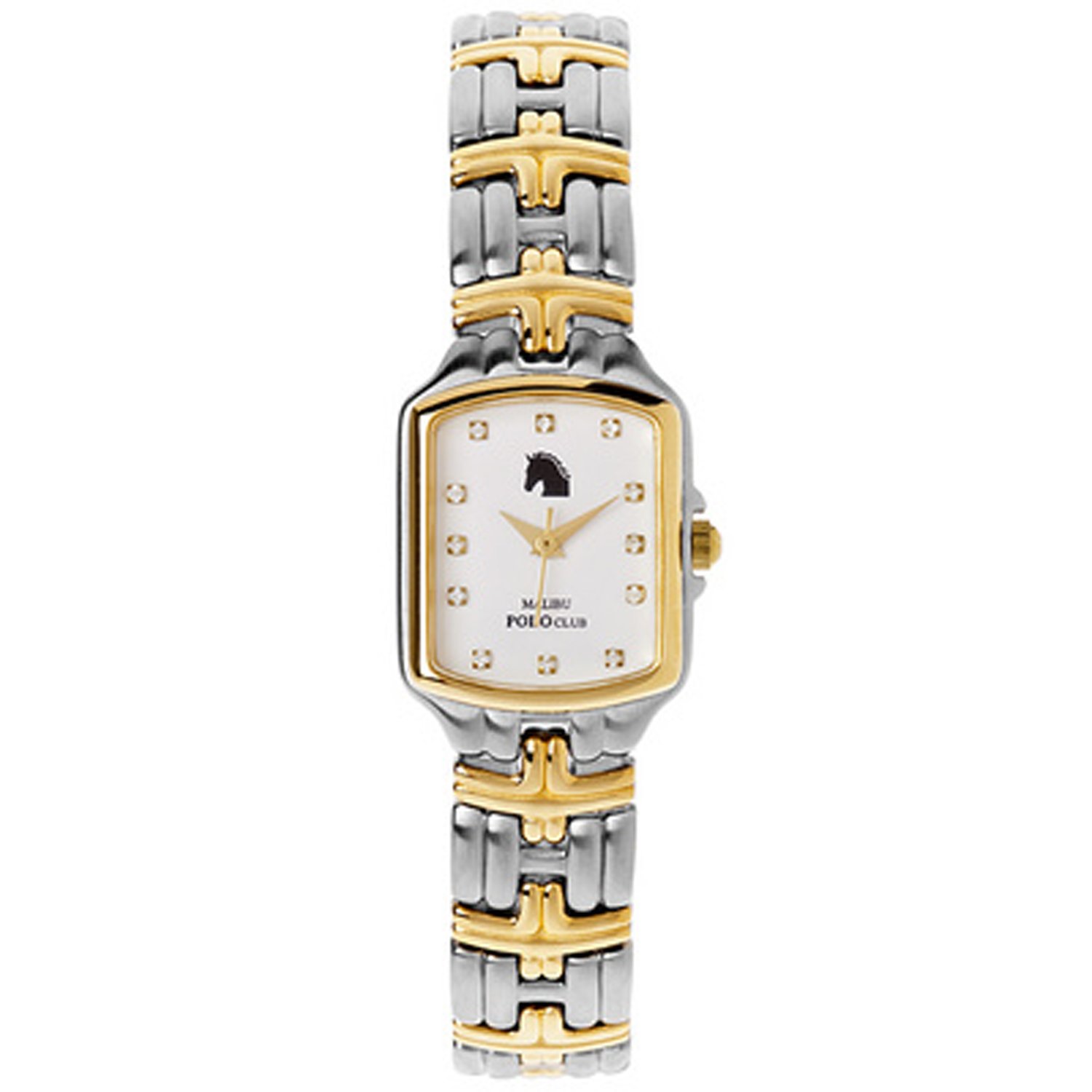 Malibu Polo Club Gents Stainless Steel & 18k Yellow Gold Plated