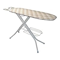 Polder 38 in. H Steel Ironing Board with Iron Rest Pad Included