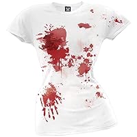 Old Glory Blood Splatter Juniors T-Shirt