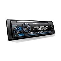 MVH-S322BT Bluetooth Car Stereo with USB/AUX Inputs, Smartphone Connectivity, Pioneer Smart Snyc, and Hands-Free Calling for Enhanced In-Car Audio Experience