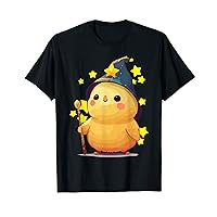 Cute Wizard Chicken Nerdy Gamer Roleplaying RPG Tabletop T-Shirt
