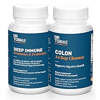 Dr. Tobias Digestive Kickstarter Bundle with Colon 14 Day Cleanse & Deep Immune Probiotics & Prebiotics