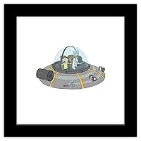 Gallery Pops Cartoon Network Rick and Morty - Space Cruiser Wall Art Wall Poster, 12