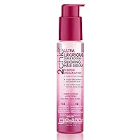 2chic Ultra-Luxurious Super Potion Silkening Hair Serum - Cherry Blossom & Rose Petals, Aloe Vera, Pro-Vitamin B5, Smooths Curly & Wavy Hair, Paraben Free, Color Safe - 2.75 oz