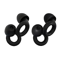 Loop Earplugs Day & Night Bundle (2-Pack) – Loop Quiet (Black) + Loop Experience (Black) | Reusable Ear Plugs for Sleep, Noise Sensitivity, Music & More | 26 dB/18 dB Noise Reduction