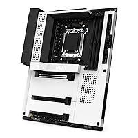 NZXT N7 B650E - AMD B650 Chipset - Supports AMD Ryzen 8000 & 7000 Series CPUs (Socket AM5) - ATX Gaming Motherboard - Integrated Rear I/O Shield - DDR5 - Wi-Fi 6E - White