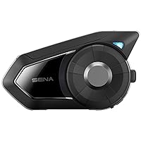 Sena 30K-01 Motorcycle Bluetooth Headset with Mesh Intercom, Helmet Communication System, FM Radio , Black (Discontinued)