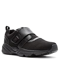 Propét womens Stability X Strap Sneaker, Black, 12 XX-Wide US