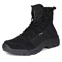 FREE SOLDIER Men's Tactical Hiking Boots 6 Inches Lightweight Breathable Work Boots Military Desert Boots