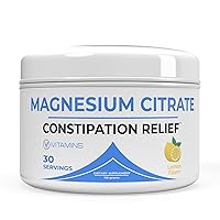Magnesium for Constipation | Magnesium Citrate Liquid Laxative | Laxatives for Constipation | Citrato de Magnesio en Polvo | Magnesium Citrate Liquid | Magnesium for Constipation Relief | 30 Servings