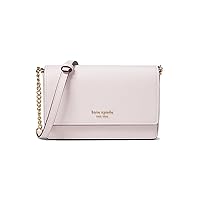 Kate Spade New York Morgan Saffiano Leather Flap Chain Wallet, Shimmer Pink