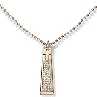 Tommy Hilfiger 2700720 Women's Necklace without Pendant 333 Rose Gold Enamel 49 cm, enamel, Crystal