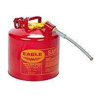 Eagle U2-51-SX5 Type II Metal Safety Can, Flammables, 11-1/4