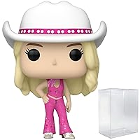 POP Movies: Barbie - Western Cowgirl Barbie Funko Vinyl Figure (Bundled with Compatible Box Protector Case), Multicolor, 3.75 inches