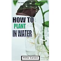 HOW TO PLANT IN WATER: An easy method and technique to growing houseplants HOW TO PLANT IN WATER: An easy method and technique to growing houseplants Kindle Paperback