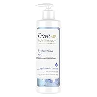 Dove Hair Therapy Conditioner for Dry Hair Hydration Spa Hair Conditioner with Hyaluronic Serum 13.5 fl oz