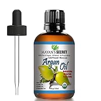 Pure Carrier and Essential oils for Skin Care, Hair, Body Moisturizer for Face-Anti Aging Skin Care (Argan Oil Organic, 4oz)