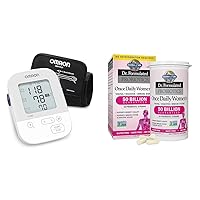 OMRON Silver Blood Pressure Monitor and Garden of Life Probiotics for Women with 50 Billion CFU, 16 Strains