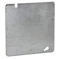 RACO 832SP 4-11/16 in. Blank Flat Square Cover, 25-Pack