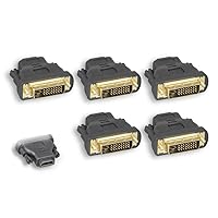 HDMI Female to DVI Male Adapter 5 Pack (ZPK044SI-05)