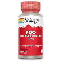 PQQ 10 mg, Pyrroloquinoline Quinone Supplement, Cellular, Heart & Cognitive Function Support, 30 VegCaps