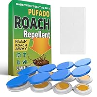 Roach Repellent, Cockroach Repellent Indoor, Roach Deterrent, Roach Control for Home Effectively and Quickly, Roach Repeller, Apply for Any Size of Cockroach, Enduring Effect - 8 Pieces