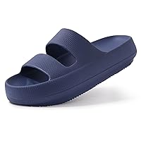 shevalues Orthopedic Slide Sandals for Women with Arch Support Pillow Soft Recovery Slip on Sandals Lightweight Summer Cloud Slippers for Plantar Fasciitis