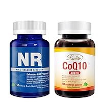 NR & Coenzyme Q10 (CoQ10) Nutrients Bundle. Dietary Supplement Supports Better Nutrition & Overall Well-Being