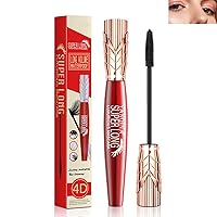 Super Long Mascara, 4d Waterproof And Sweat Proof Mascara, Super Long Luxurious Mascara, Stereo Lengthening Mascara,Yanquina Drying And Not Sticky Mascara For Women
