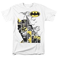 Batman Comic Panels T Shirt & Stickers (Large)