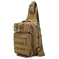 Hiking Backpack Men Tactical Sling Bag Outdoor Hunting Accessori Shoulder Pack Multi-Functional Molle System Military Backpack for Fishing Hiking