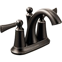 4505ORB Wynford Two-Handle Centerset High Arc Bathroom Faucet, Oil Rubbed Bronze, Oil-Rubbed Bronze