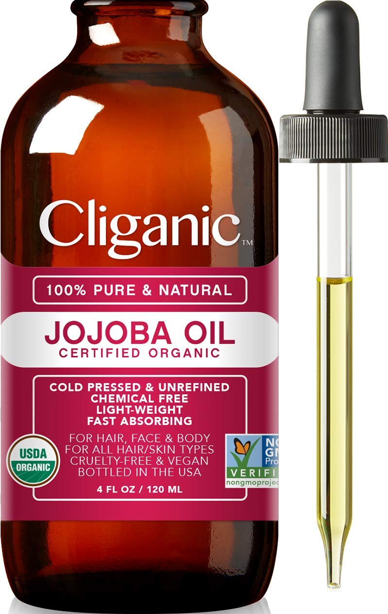 Cliganic Cotton Rounds & Jojoba Oil Set