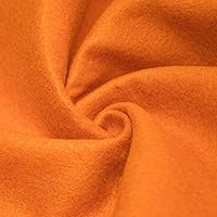 AK TRADING CO. 72-Inch Wide 1/16” Thick Acrylic Felt Fabric for Arts & Crafts, Cushion and Padding, Sewing Projects, Kids School Projects, DIY Projects & More. - Tangerine, 1 Yard