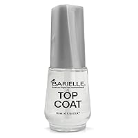 BARIELLE Top Coat - High Shine Top Coat Infused with Vitamin E, Garlic & Horsetail Extract .47 oz.
