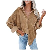 FQZWONG Womens Jackets Fall Fashion 2023 Clothes Casual Coats Trendy Shacket Long Sleeve Cardigans Tops Outfits Clothing