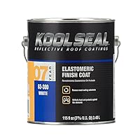 Kool Seal KS0063300-16 7 Year Elastomeric Roof Coating, White, 1 Gallon