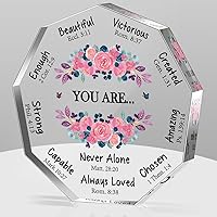 Christian Gifts for Women Birthday Inspiration Religious Gifts Spiritual Gifts Catholic Gifts for Women Her Mom Friends Female Coworker Sister Christian Decorative Signs Plaques