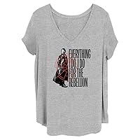 STAR WARS Plus Andor Everything for The Rebellion Women's Special Sizes Short Sleeve Tee Shirt
