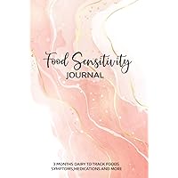 Food Sensitivity Journal: Daily Food Diary and Symptom Tracker Pocket Size 3 months Logbook for Track Diet Intake, Food Allergy and Chronic Pain Food Sensitivity Journal: Daily Food Diary and Symptom Tracker Pocket Size 3 months Logbook for Track Diet Intake, Food Allergy and Chronic Pain Hardcover Paperback