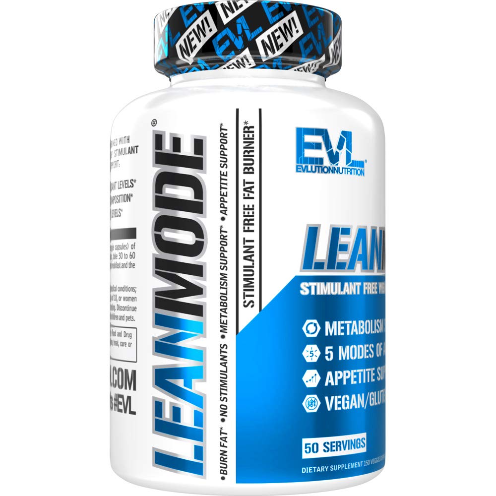 EVL Weight Loss Support Pills - Premium Multipurpose Appetite Metabolism and Fat Loss Support for Men and Women - LeanMode with Green Coffee Bean Extract CLA and Garcinia Cambogia - 50 Servings