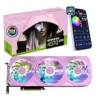 GALAX GeForce RTX™ 4070 Super EX Gamer Pink 1-Click OC, ARGB Fan, Xtreme Tuner App Control, 12GB, GDDR6X, 192-bit, DP*3/HDMI 2.1/DLSS 3/Gaming Graphics Card (with ARGB Fans)