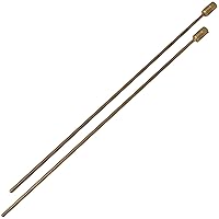 2pc Clock Brass Gong Rods : with Brass Ends 205mm & 195mm Chime Hammer Bronze
